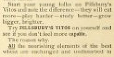 1905 Ad Pillsbury-Washburn Flour Mills Vitos Wheat Food Cereal Old Man Healthy - Original Print Ad