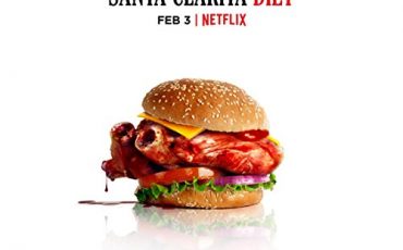 Santa Clarita Diet (TV Series 2017 - ) 8 inch by 10 inch PHOTOGRAPH "Eat Your Heart Out." Burger Title Poster kn